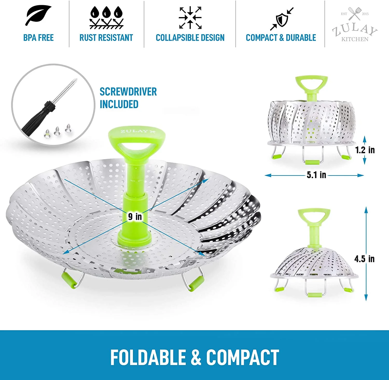 Vegetable Steamer Basket - Image 4