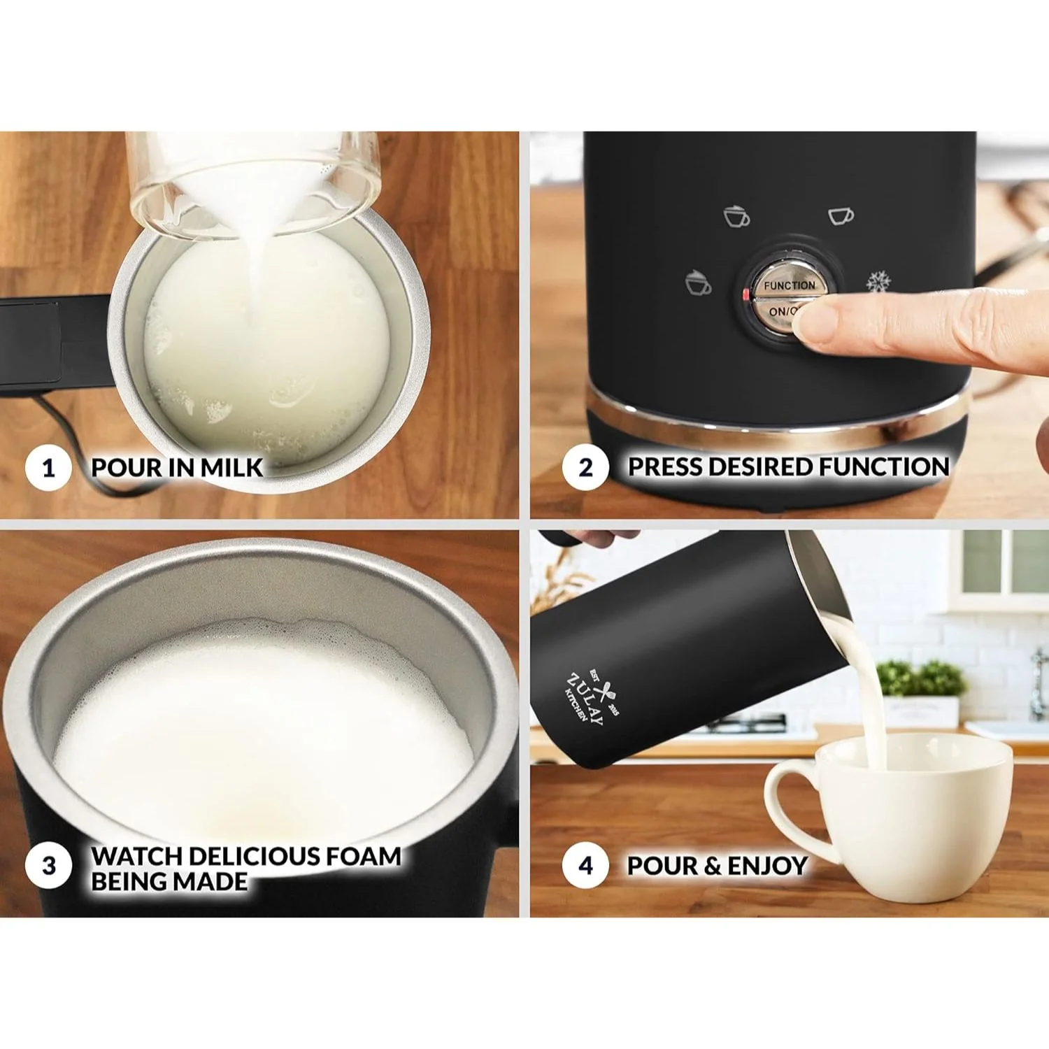 Automatic 4-in-1 Milk Frother - Image 5