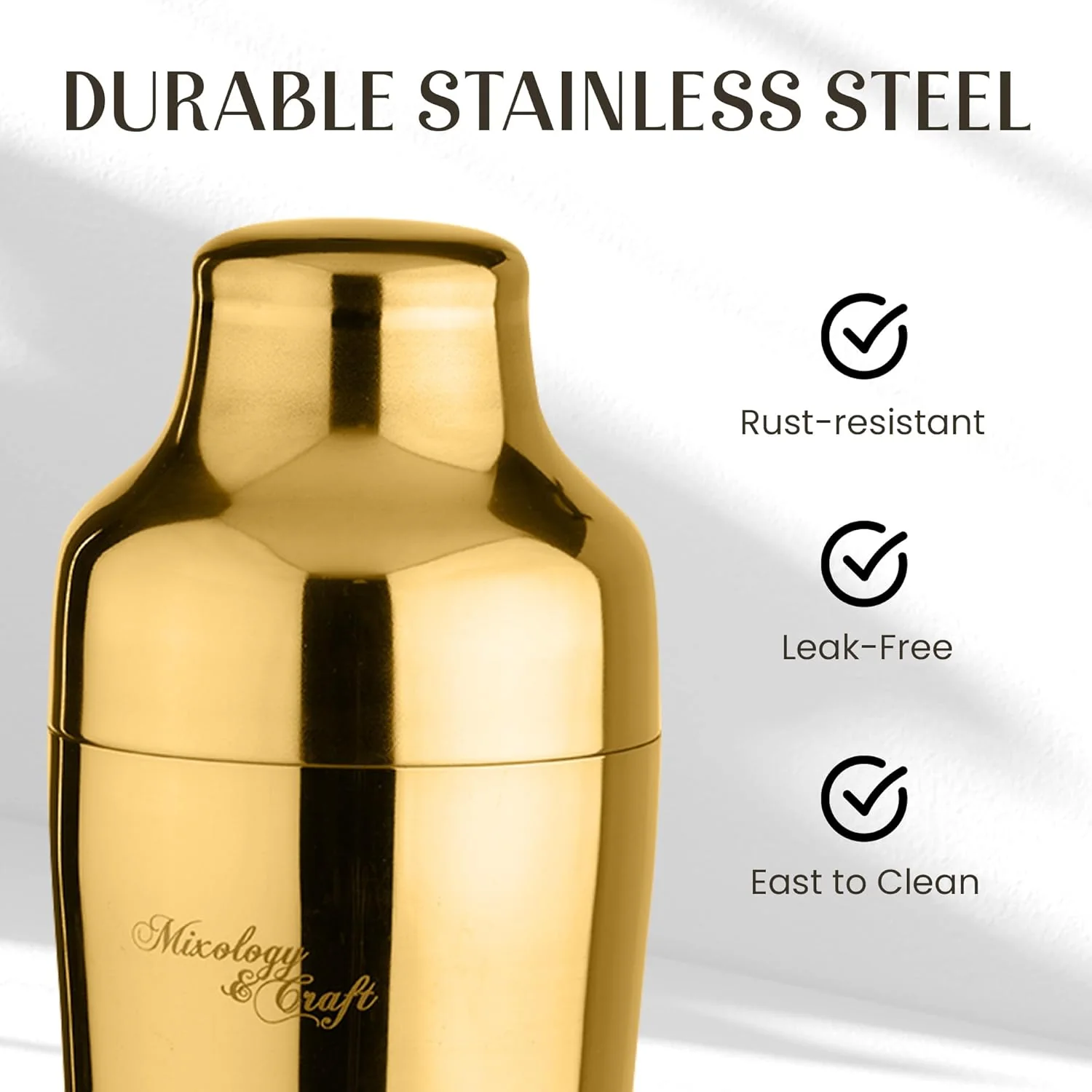 Bartender Kit with Oval Wood Stand | 10-Piece - Image 9