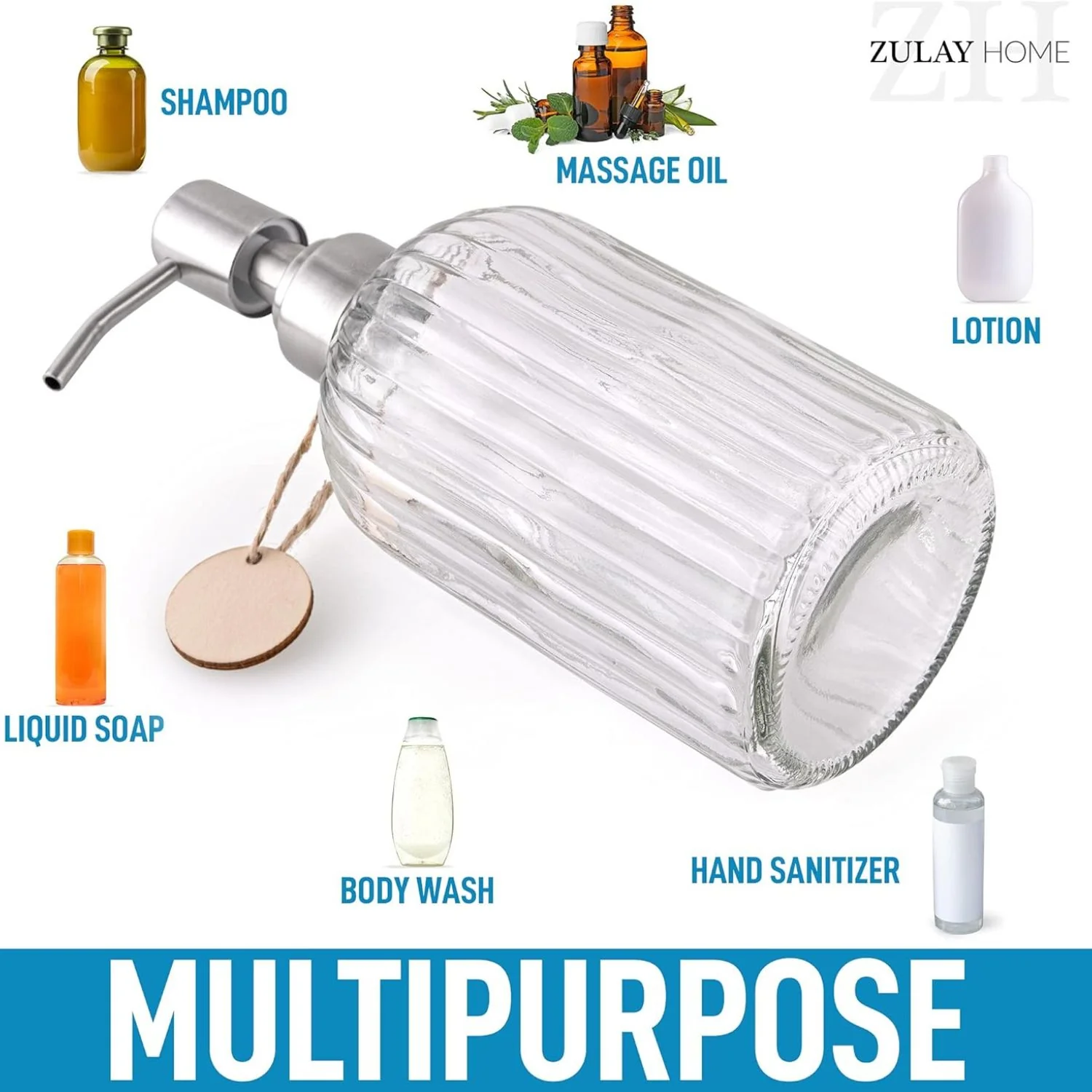 Clear Hand Soap Dispenser - Image 3