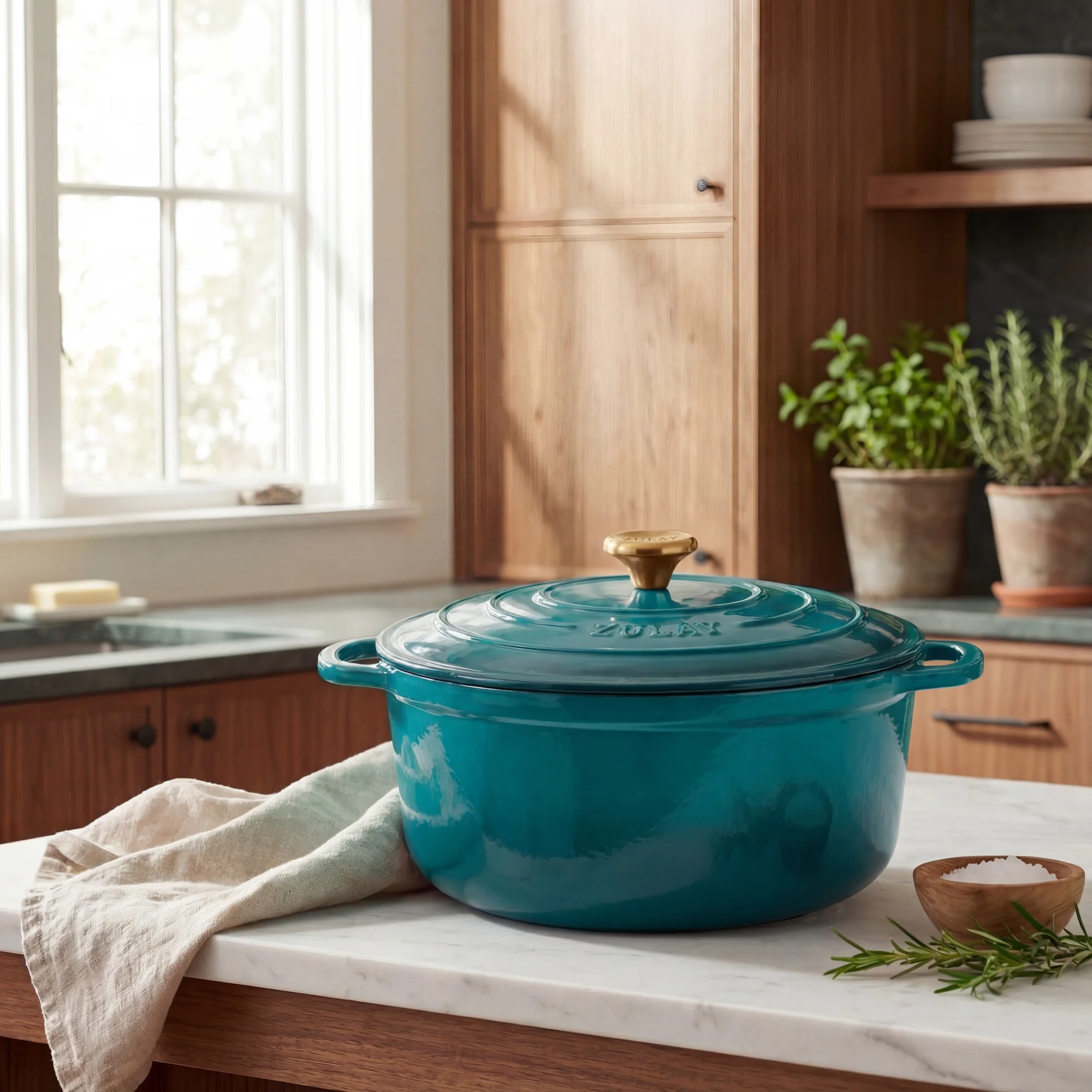 Enameled Cast Iron Dutch Oven - Image 8