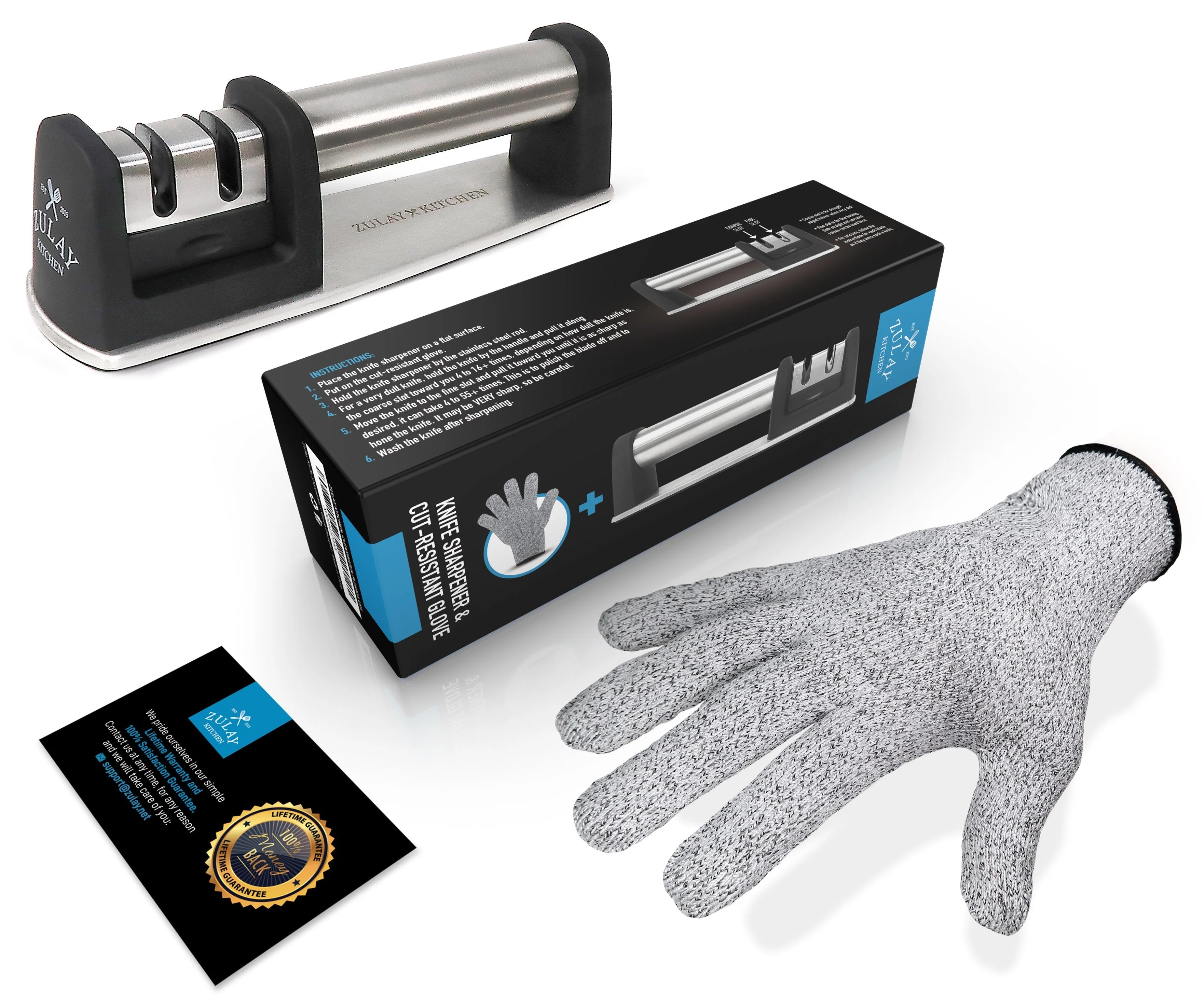 Knife Sharpener & Glove Bundle - Image 5