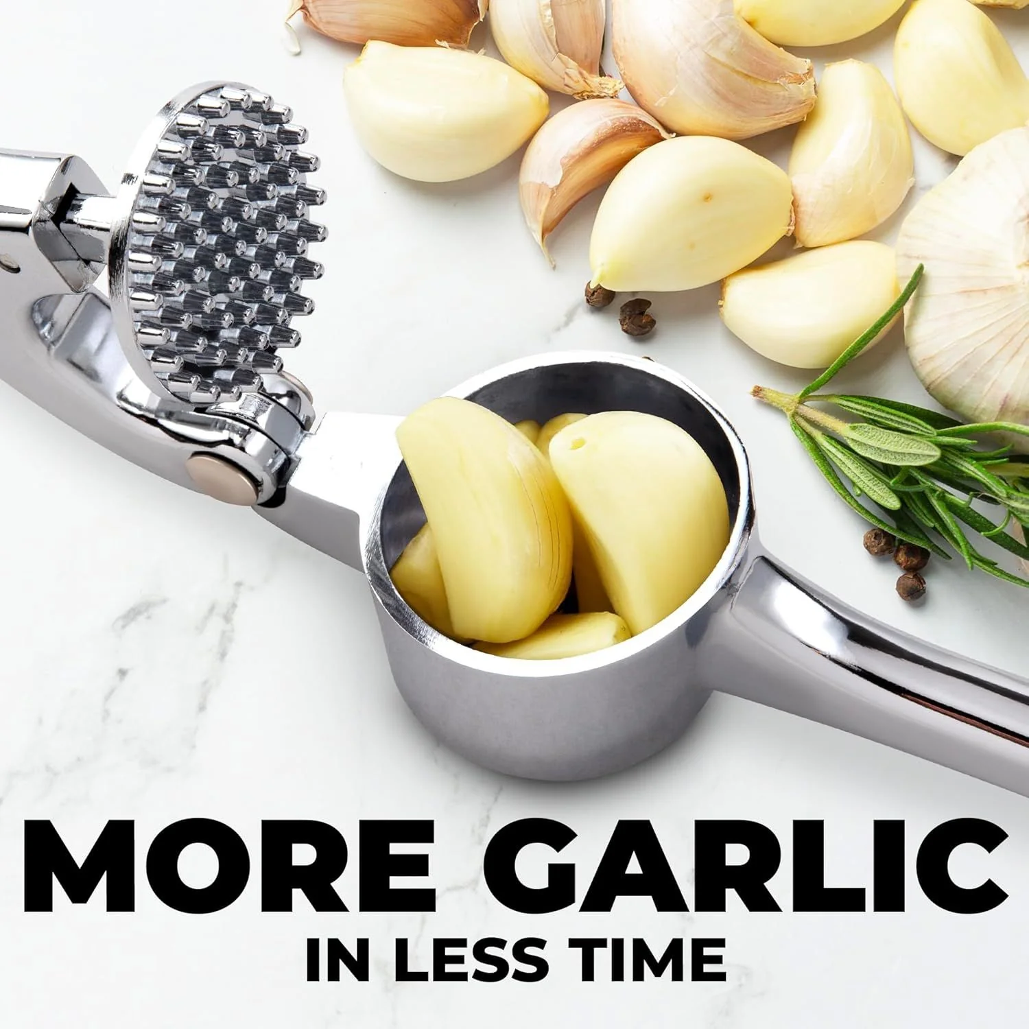 Large Garlic Press & Roller Set - Image 5