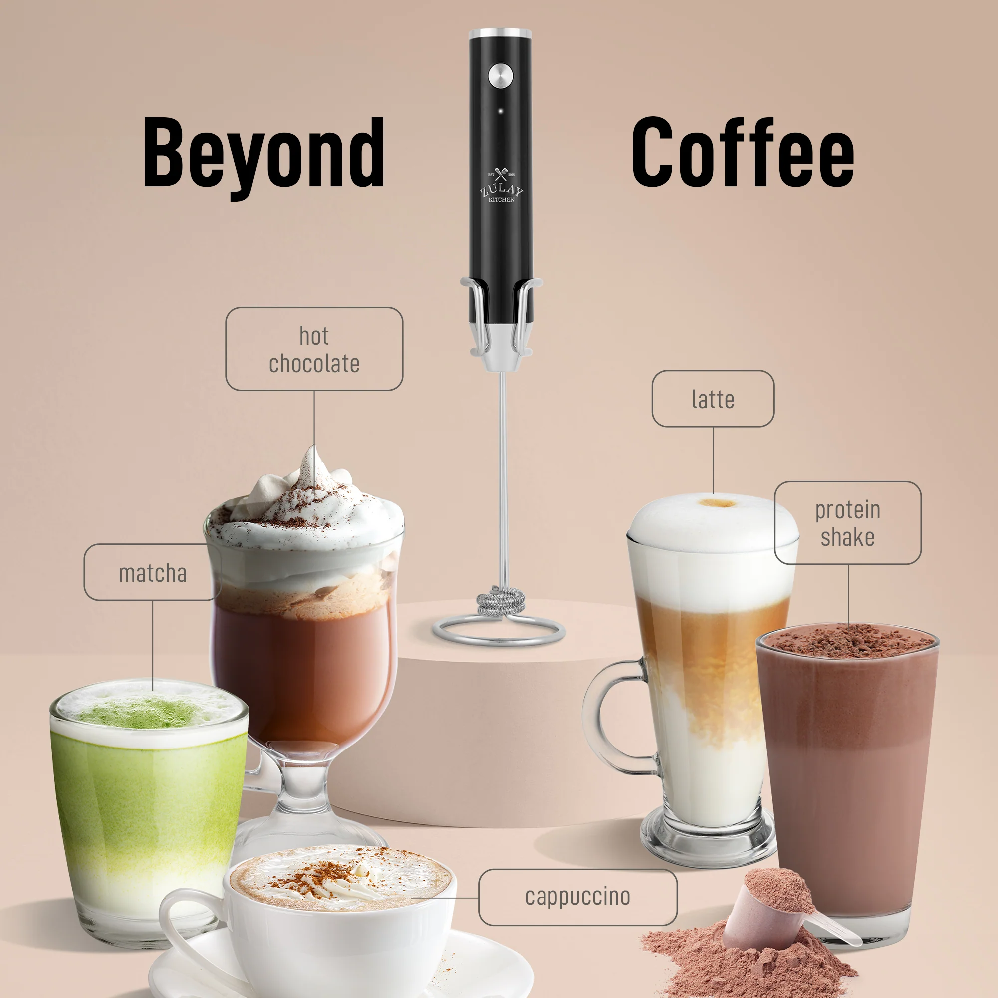 LUX™ Rechargeable Milk Frother - Image 5