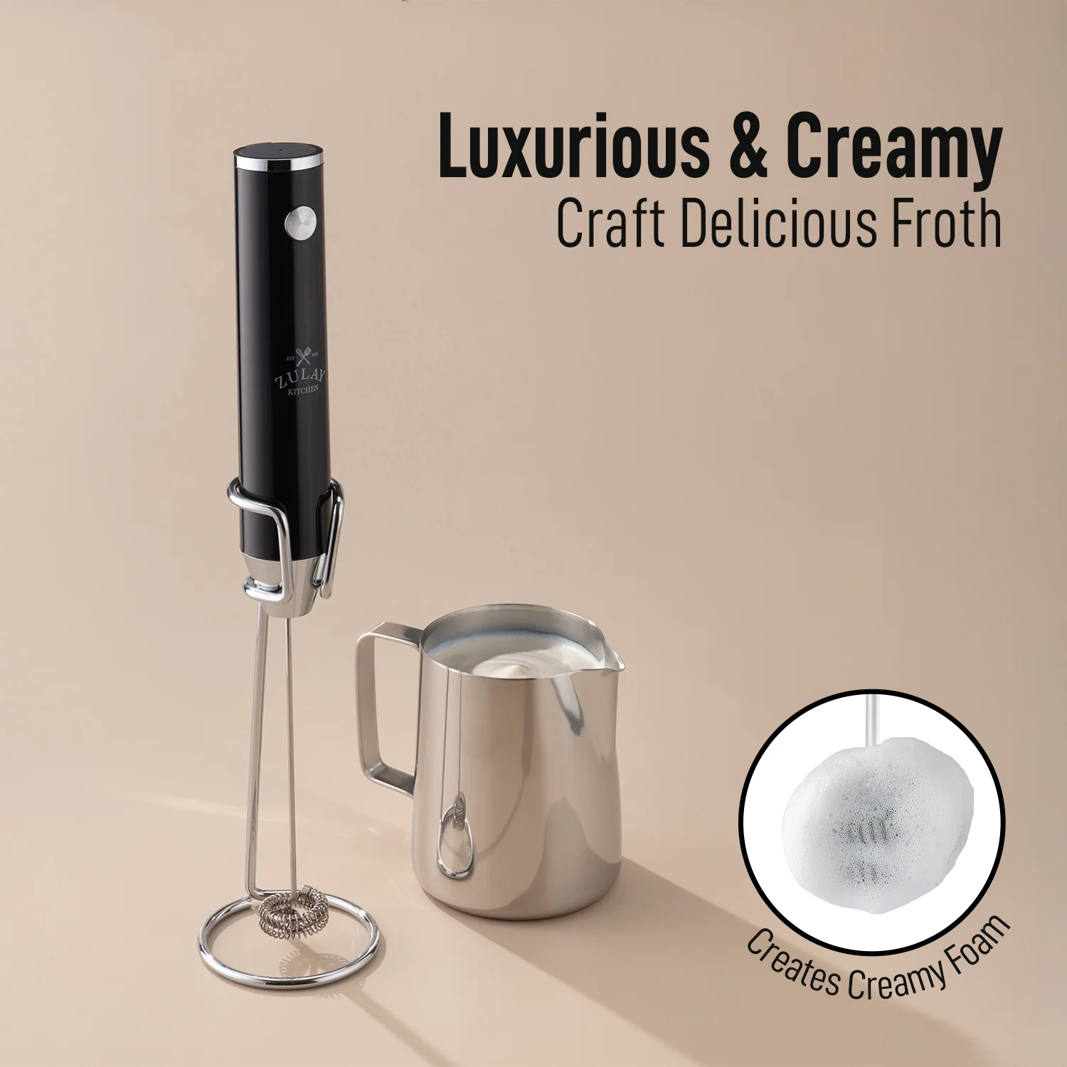 LUX™ Rechargeable Milk Frother - Image 6