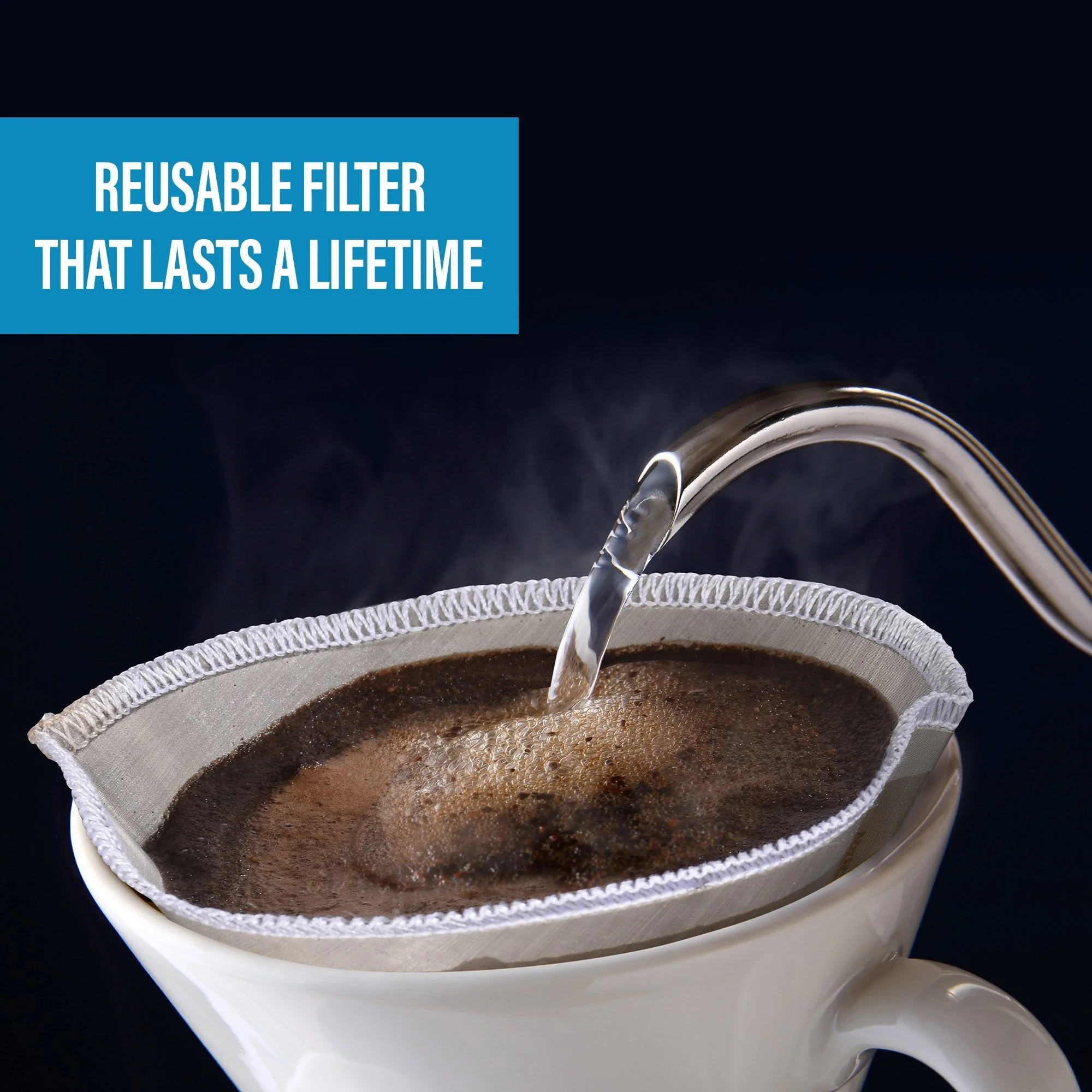 Reusable Pour Over Coffee Filter - Image 7