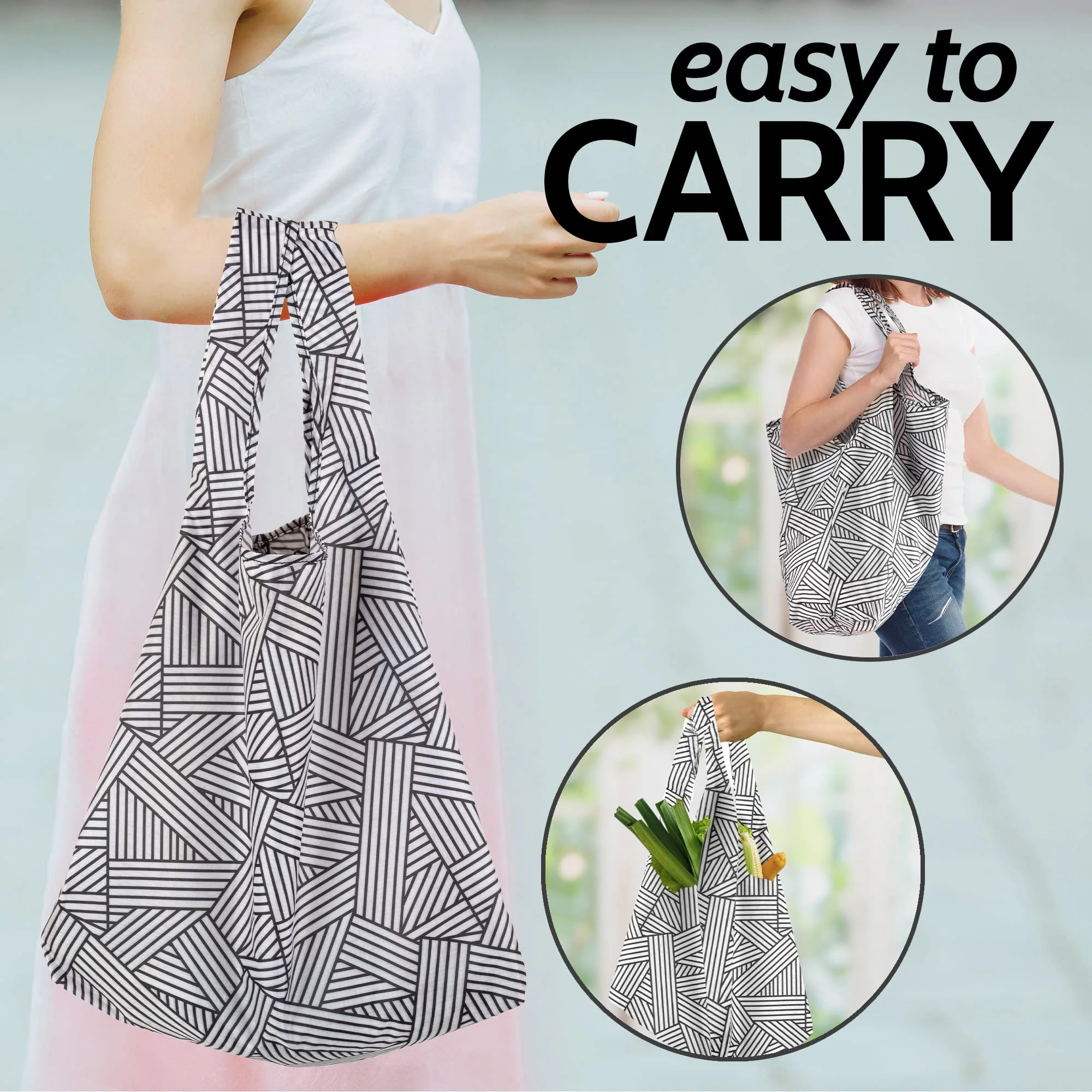Reusable Grocery Bags - 5 Pack - Image 3