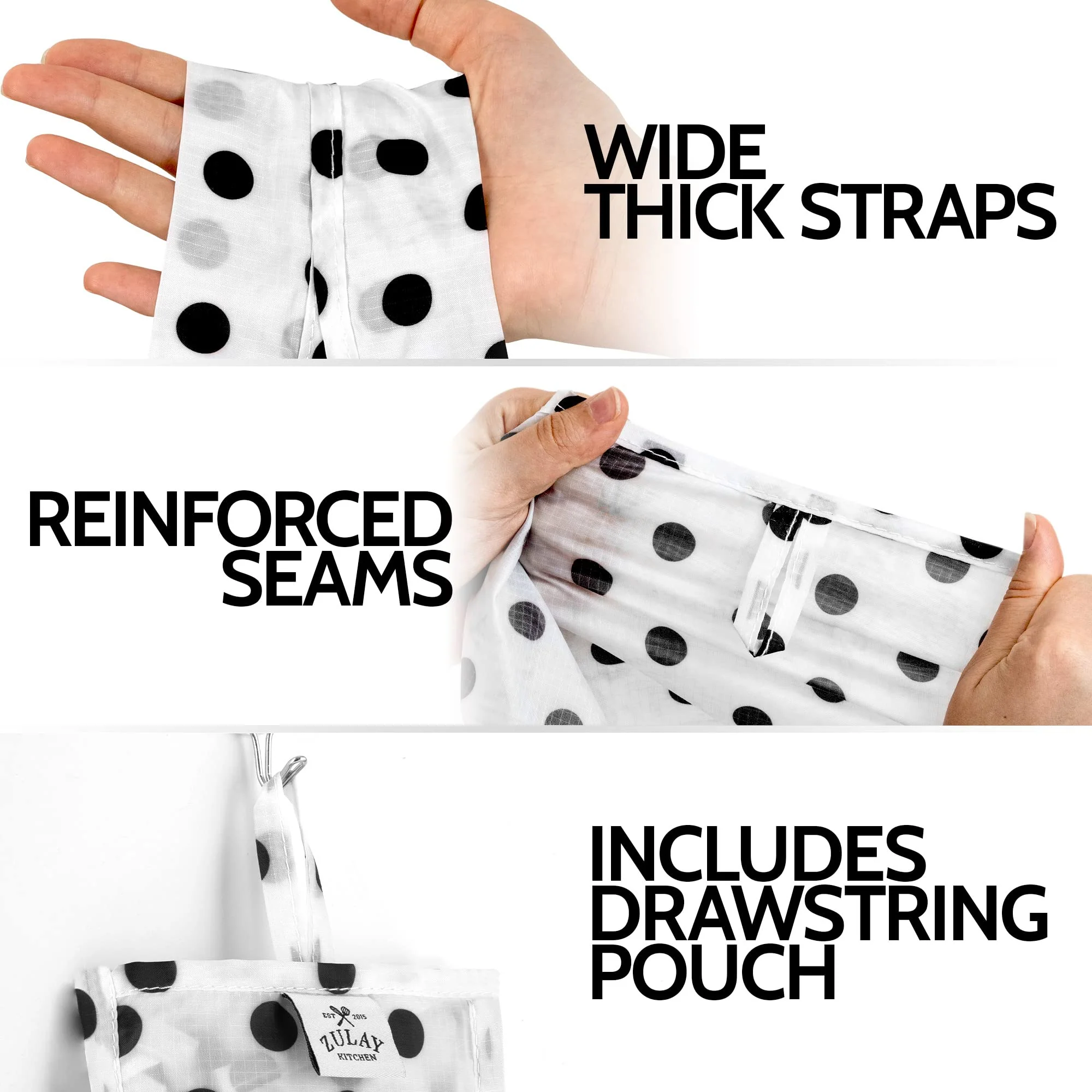 Reusable Grocery Bags - 5 Pack - Image 8