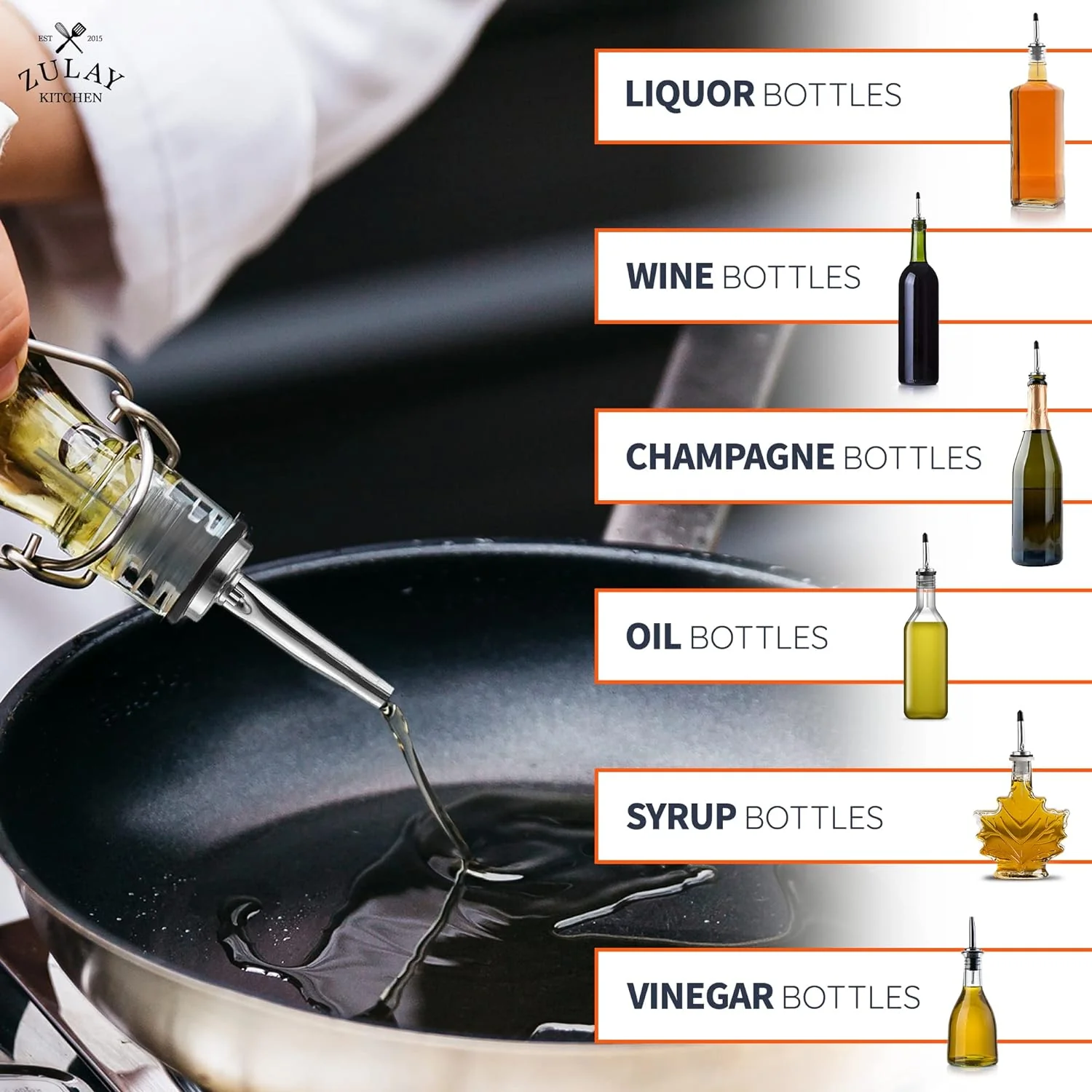 Stainless Steel Pourers - Image 5