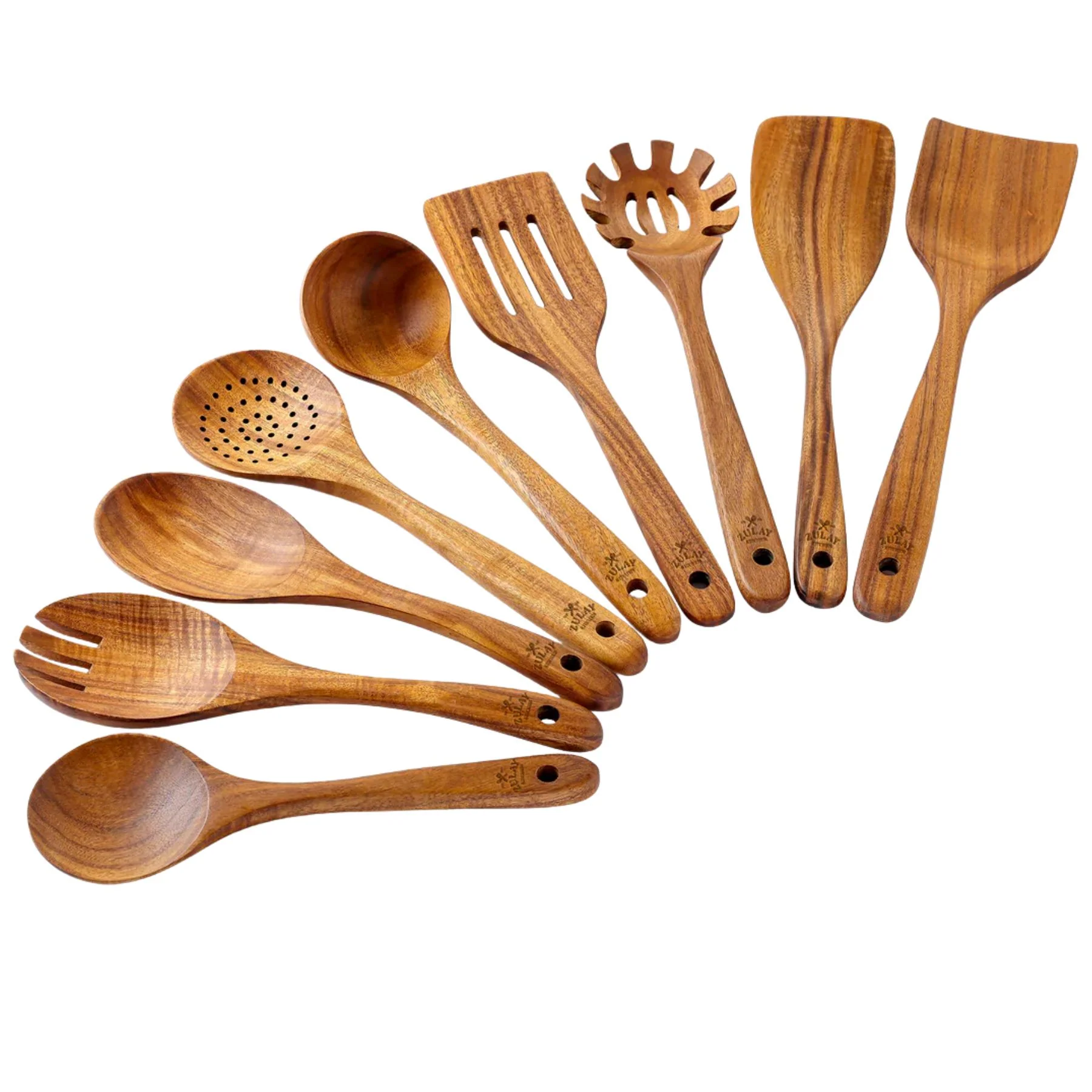 Teak Wood Utensils Set - Image 8