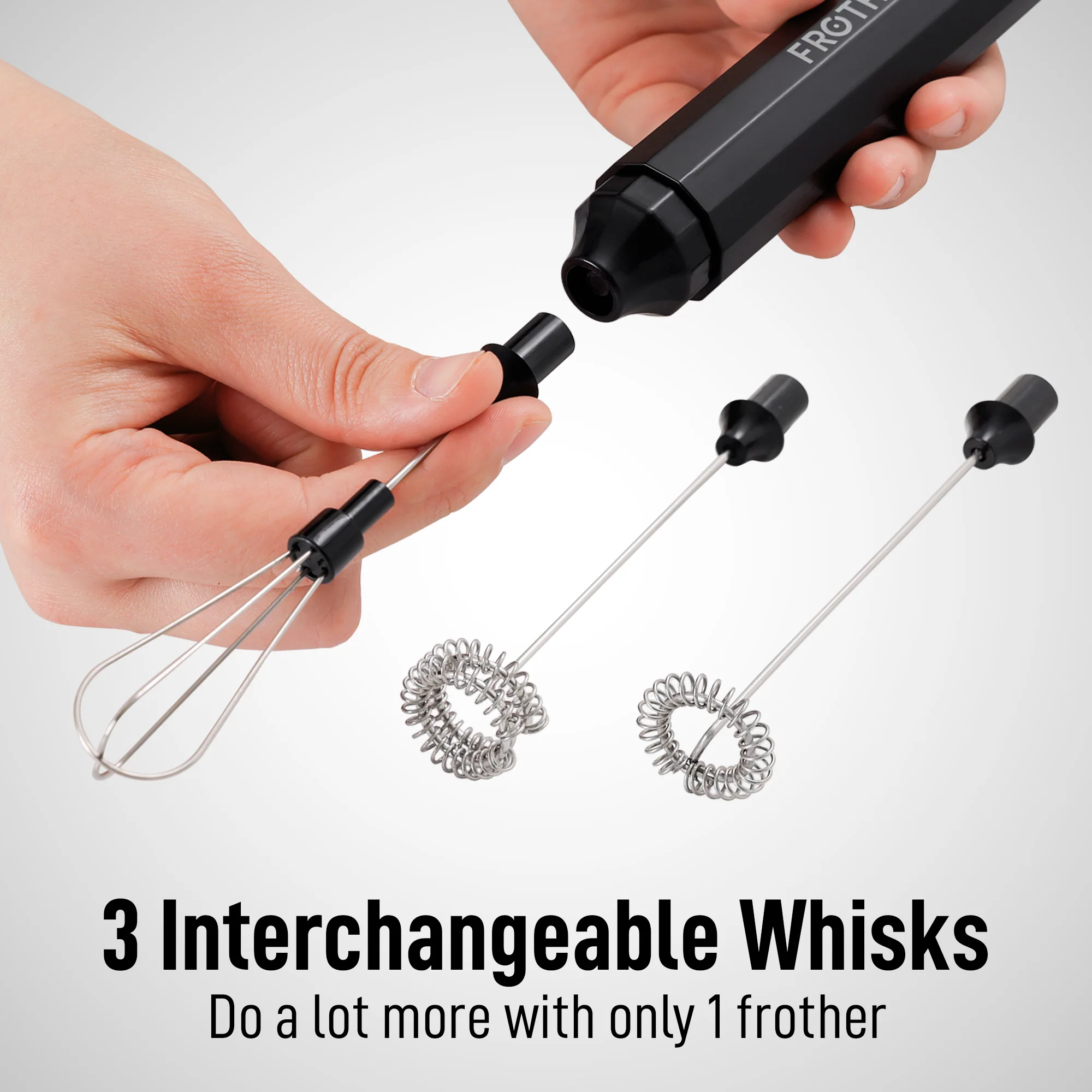 Froth N Go Rechargeable Milk Frother - Image 3