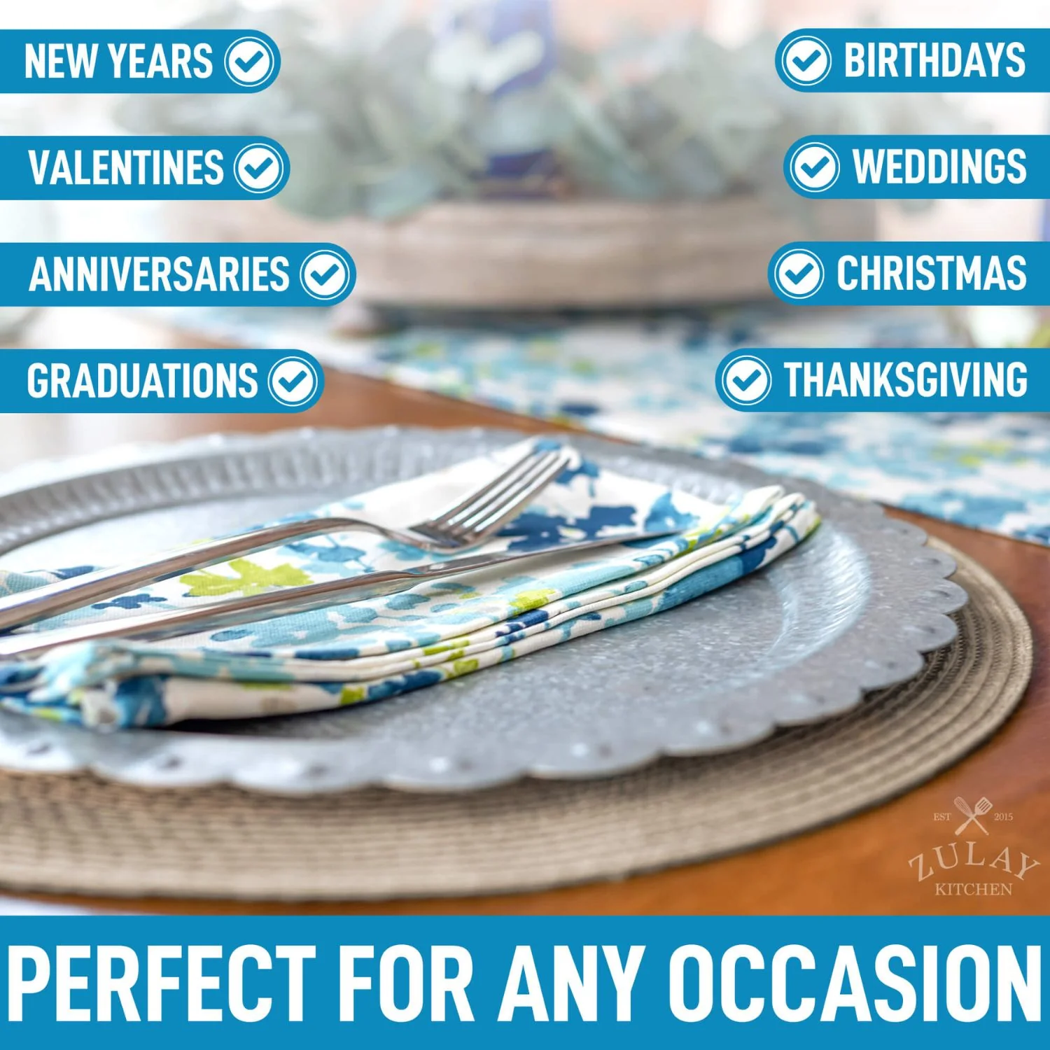 Round Braided Placemats - Set of 6 - Image 5