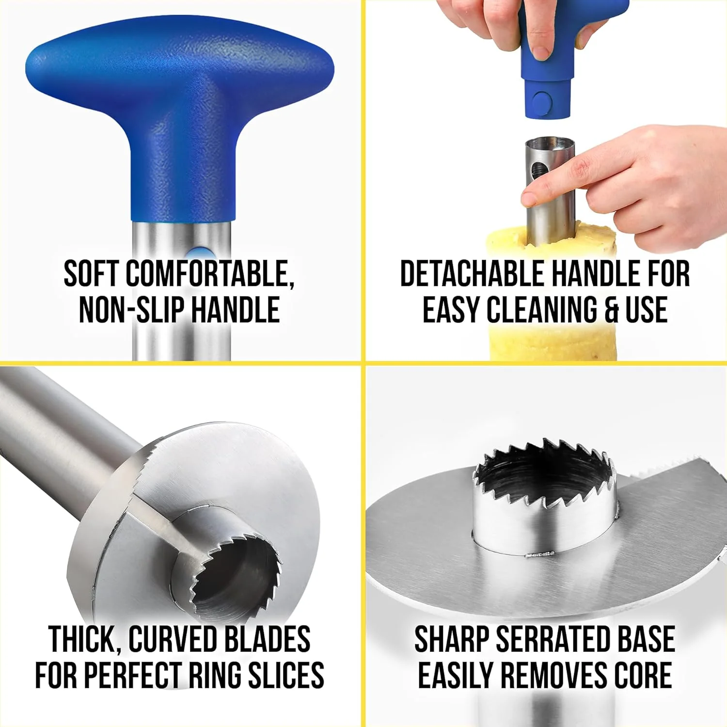 Stainless Steel Pineapple Corer - Image 4