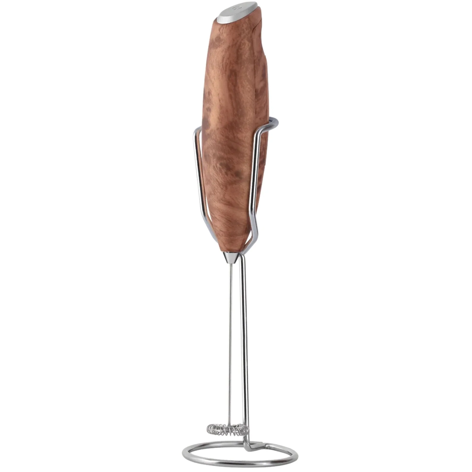 Milk Frother With Stand - Marble Design - Image 9